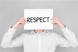 respect sign