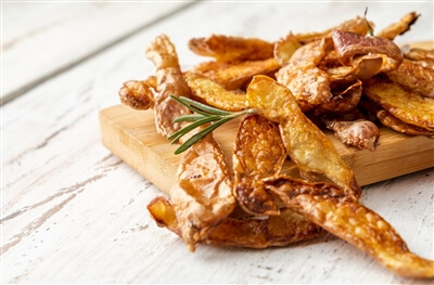 Ricette a spreco zero - CHIPS ALLE BUCCE DI PATATE