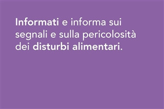 Disturbi alimentari: Come si può aiutare?