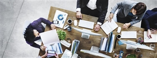 The great resignation - people working around a table